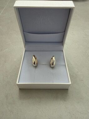 SAINT VALENTINES PAOLO HOOPS in sterling silver